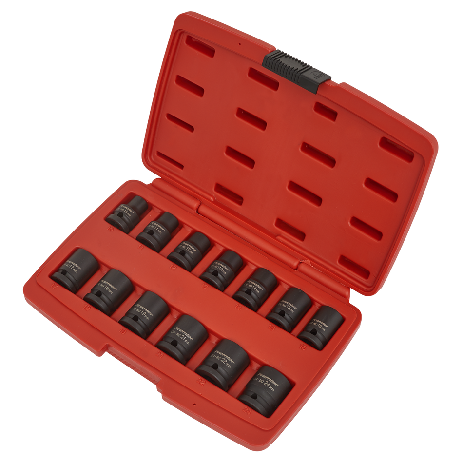 AK5614M Premier Impact Socket Set 1/2"Sq Drive 12-point 13pc