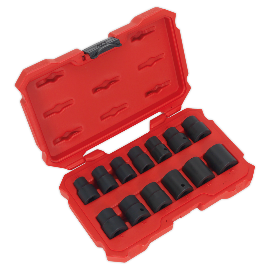 AK5616M Premier Lock-On Impact Socket Set 1/2"Sq Drive 13pc