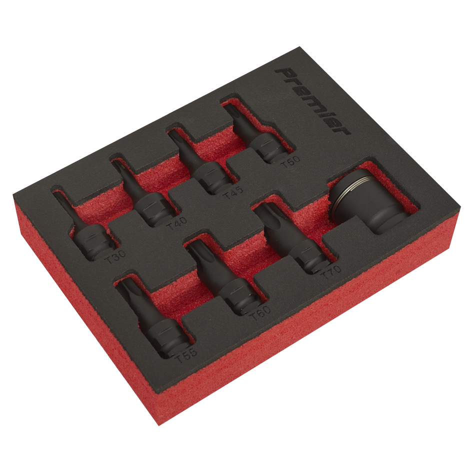 AK5621 Premier TRX-Star* Impact Socket Bit Set 3/8"Sq Drive 8pc