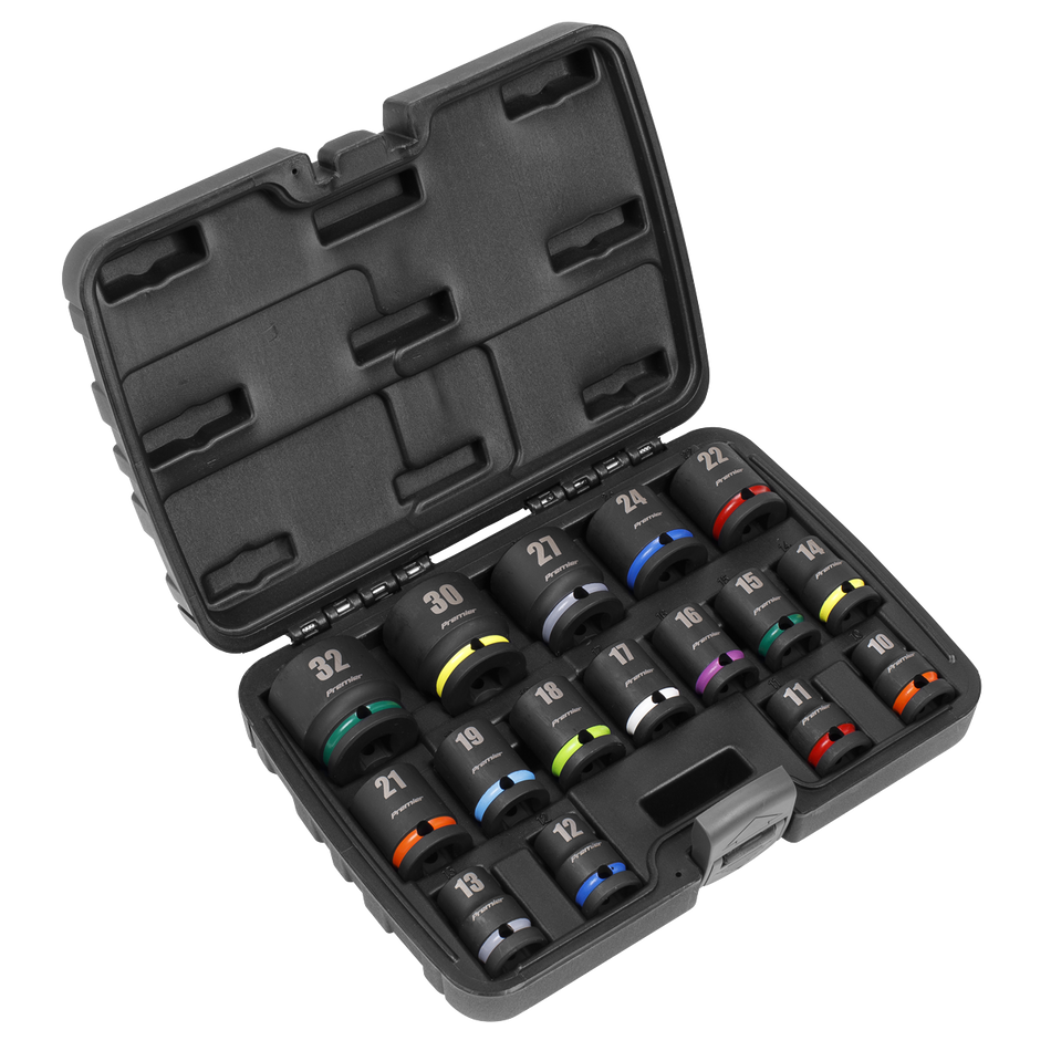 AK5625M Premier Impact Socket Set 1/2"Sq Drive 16pc