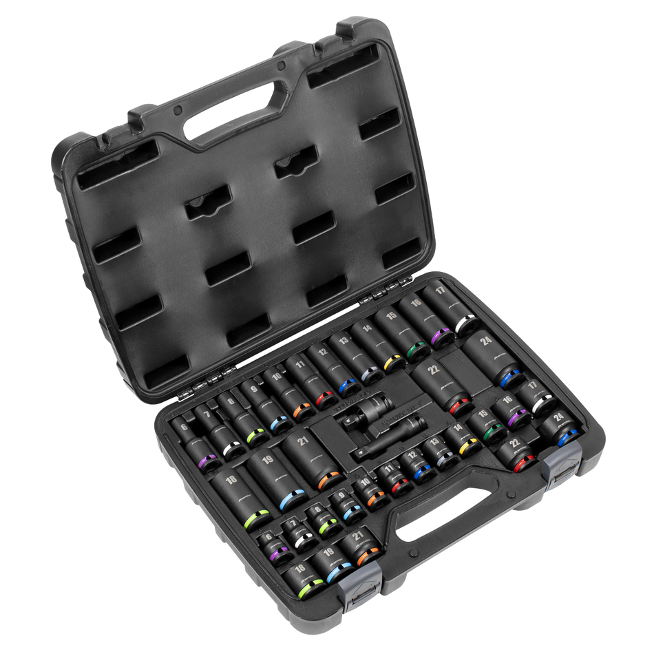 AK5633M Premier Impact Socket Set 3/8"Sq Drive 36pc