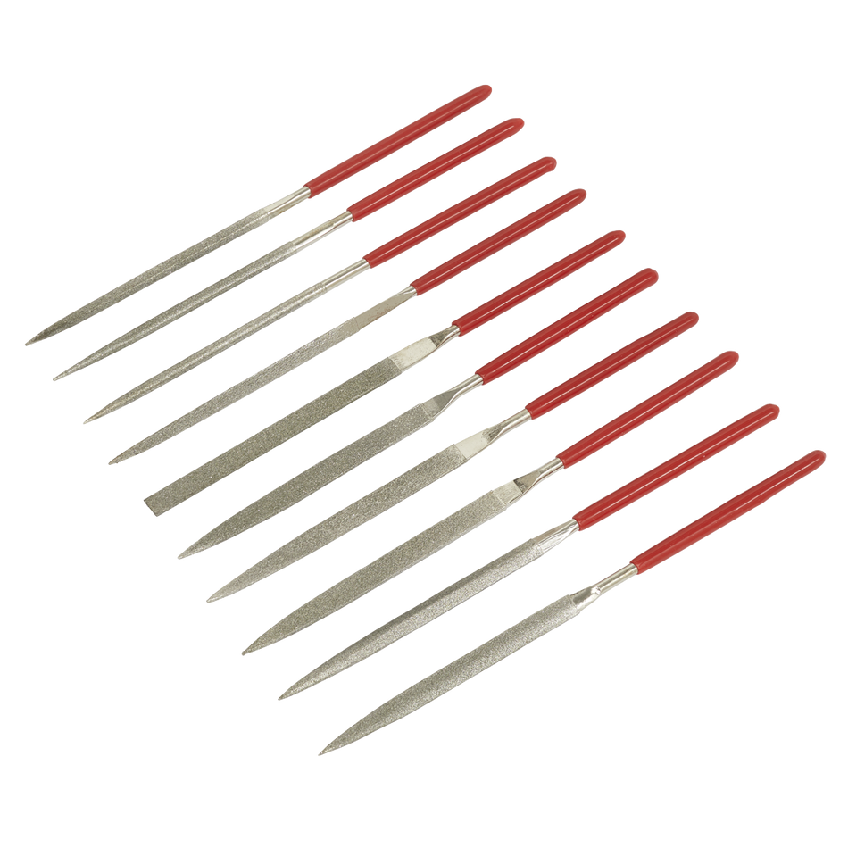 AK577 Diamond Needle File Set 10pc