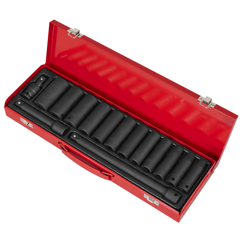 AK5815M Premier Deep Impact Socket Set 1/2"Sq Drive 15pc
