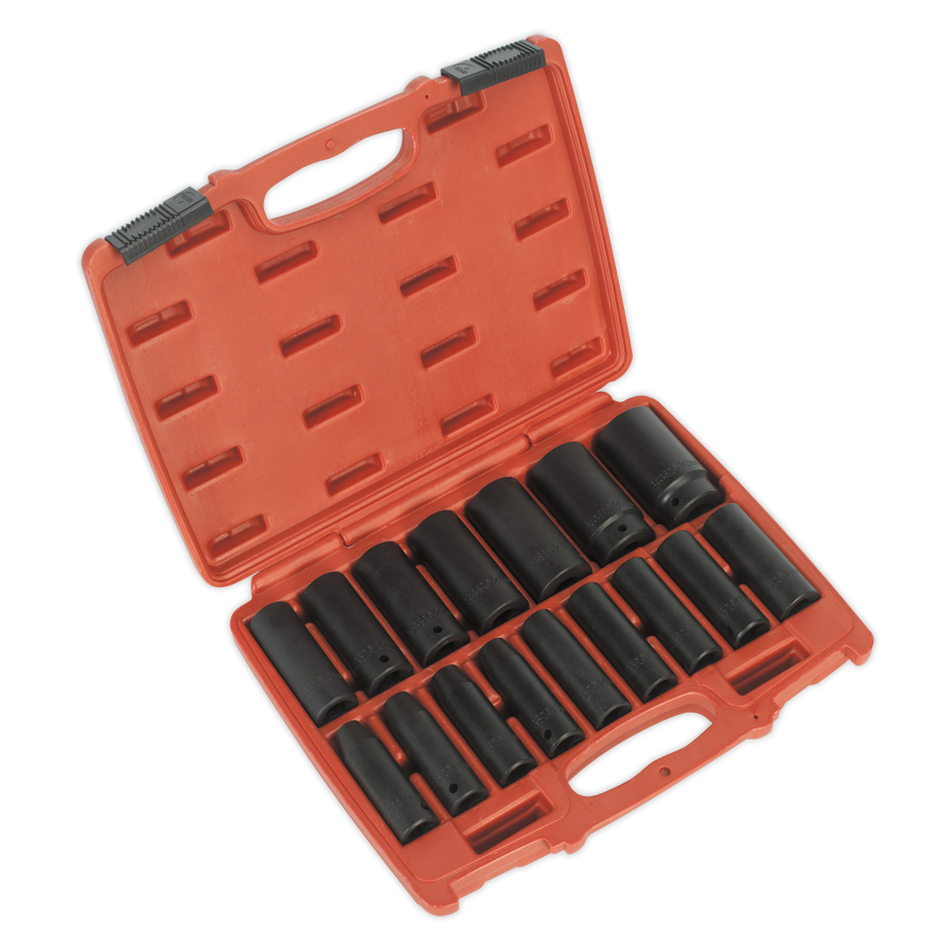 AK5816M Premier Deep Impact Socket Set 1/2"Sq Drive 16pc