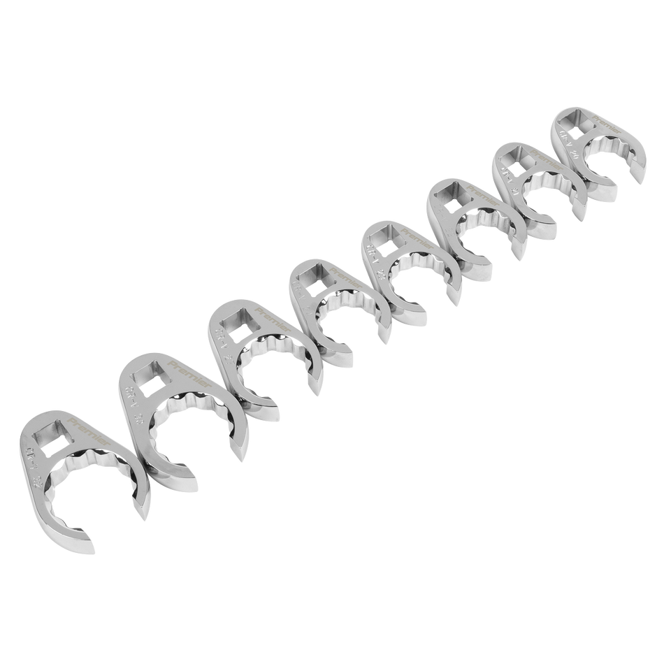 AK5981 Crow's Foot Spanner Set 1/2"Sq Drive 8pc