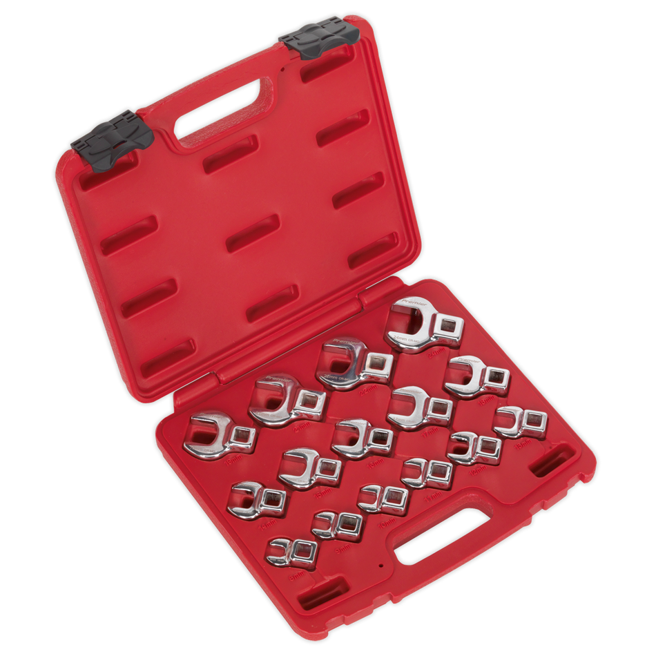 AK59891 Premier Crow's Foot Open-End Spanner Set 3/8"Sq Drive 15pc