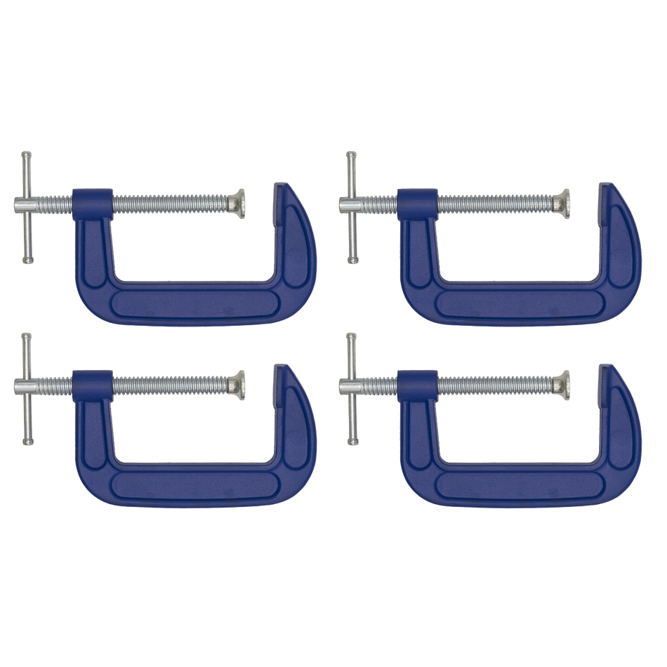 AK60044 G-Clamp Set 100mm 4pc