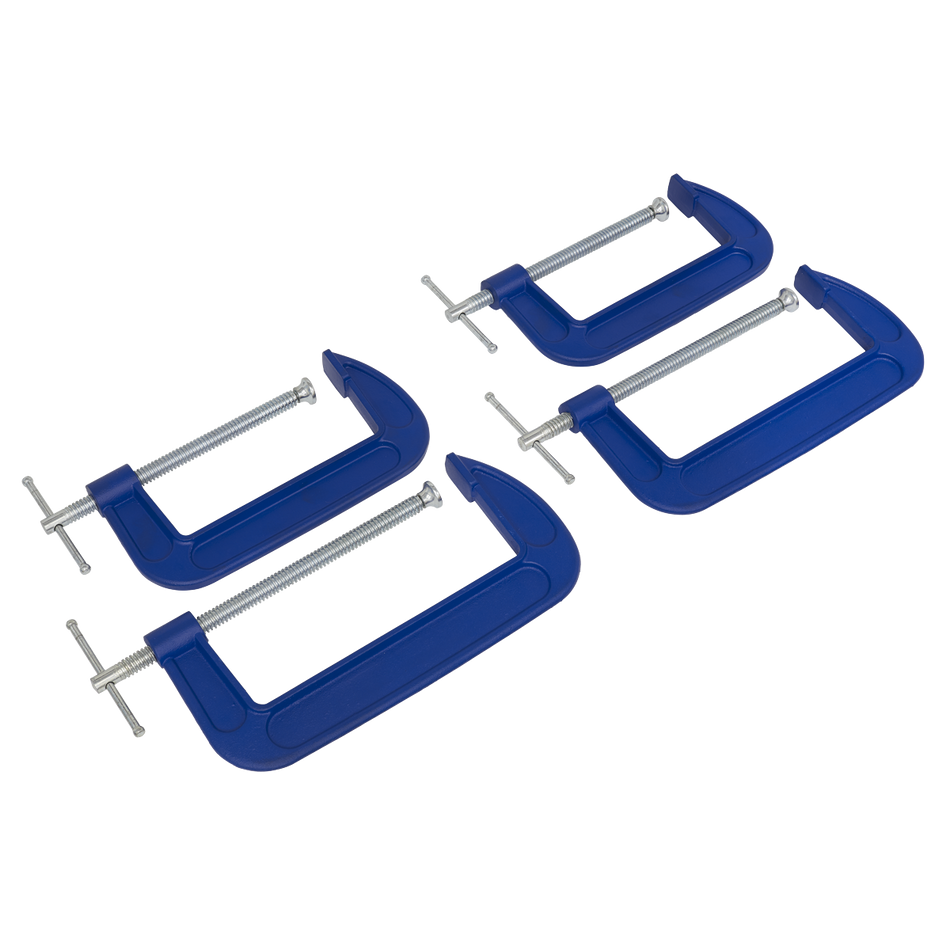 AK6006SET G-Clamp Set 150mm & 200mm 4pc