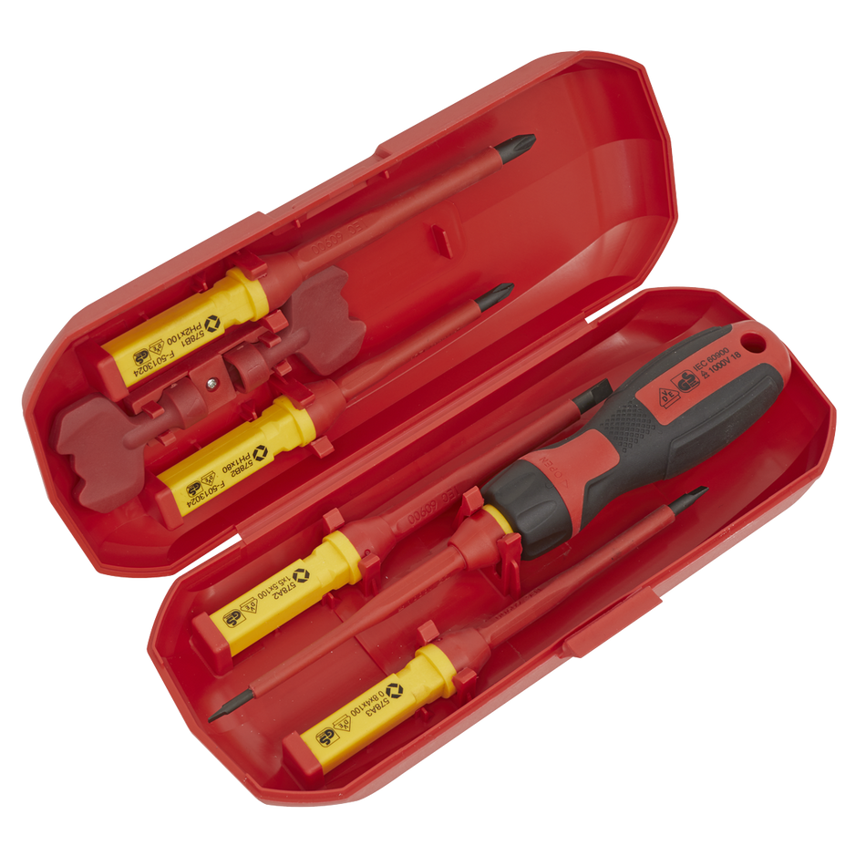 AK61280 Premier Interchangeable Screwdriver Set 8pc - VDE Approved