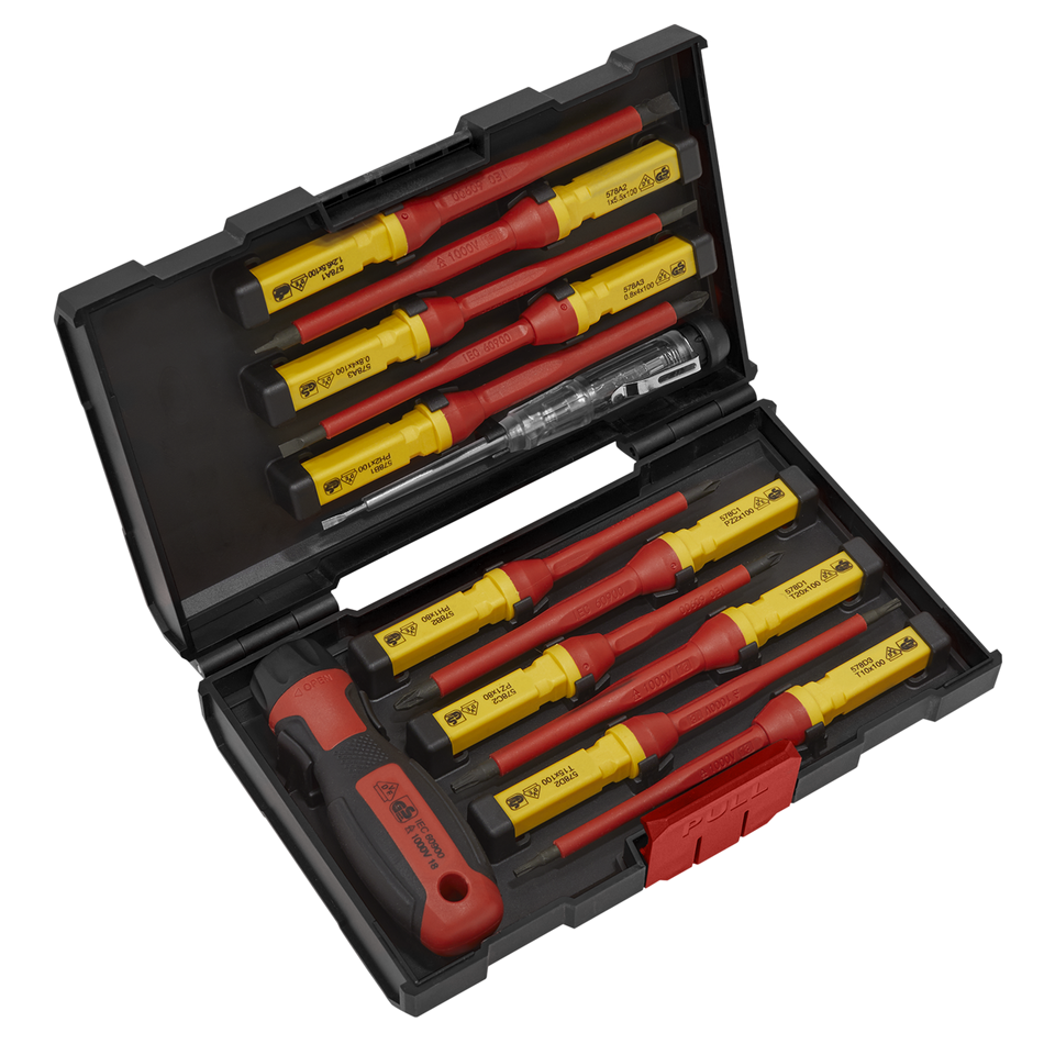 AK6128 Premier Interchangeable Screwdriver Set 13pc - VDE Approved