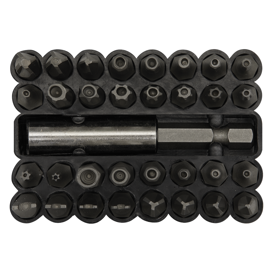 AK614 Premier Power Tool Security Bit & Magnetic Adaptor Set 33pc