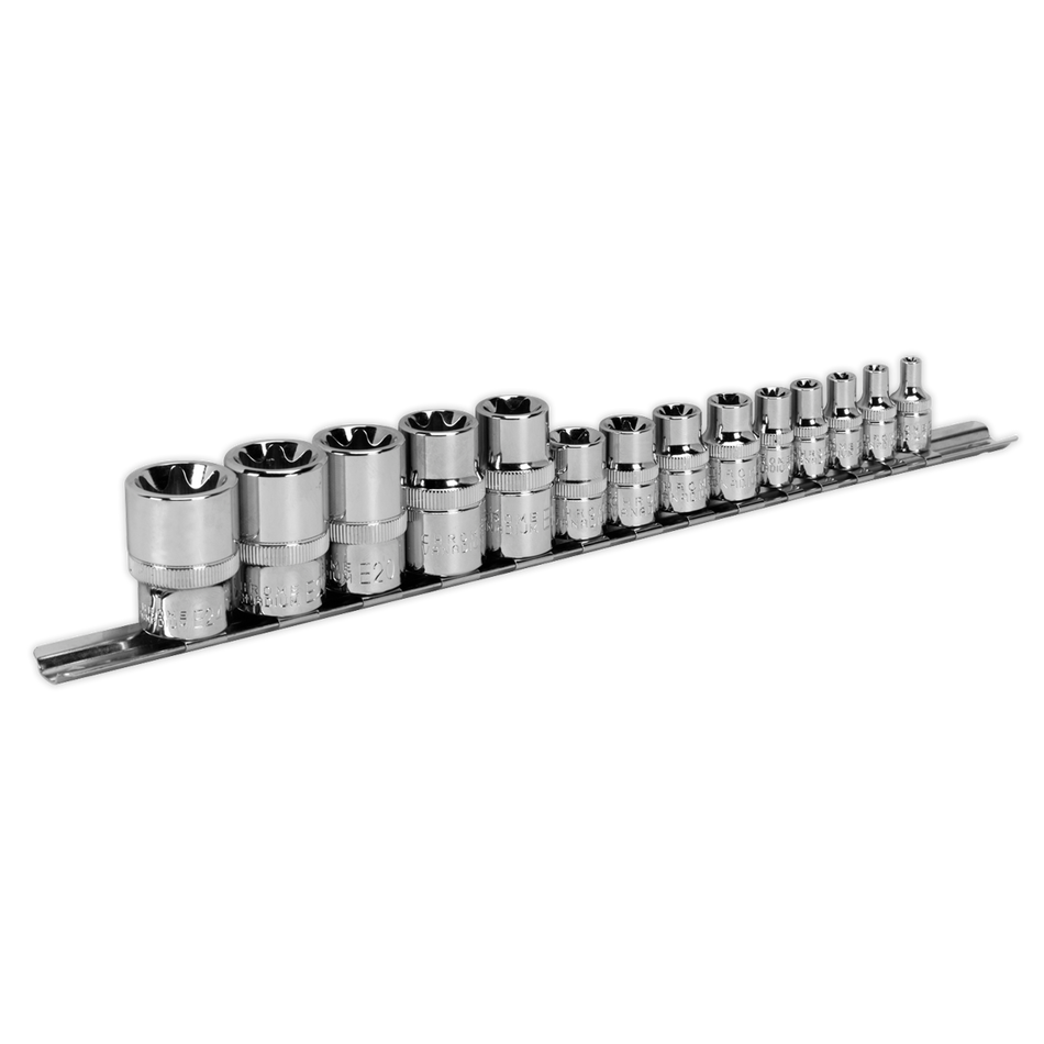 AK618 Premier TRX-Star* Socket Set 1/4" 3/8" & 1/2"Sq Drive E4-E24 14pc