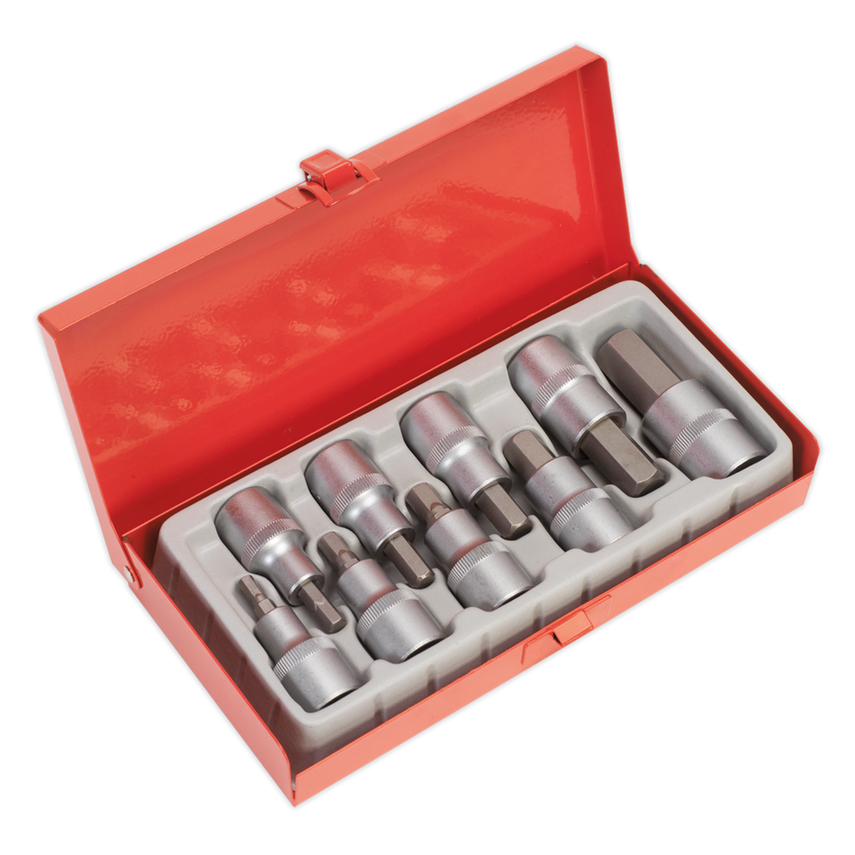 AK620 Premier Hex Socket Bit Set 1/2"Sq Drive 9pc