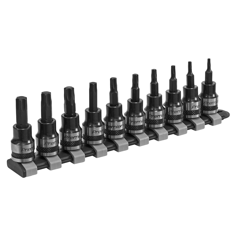 AK6207B Premier Black TRX-Star* Socket Bit Set 3/8"Sq Drive 10pc