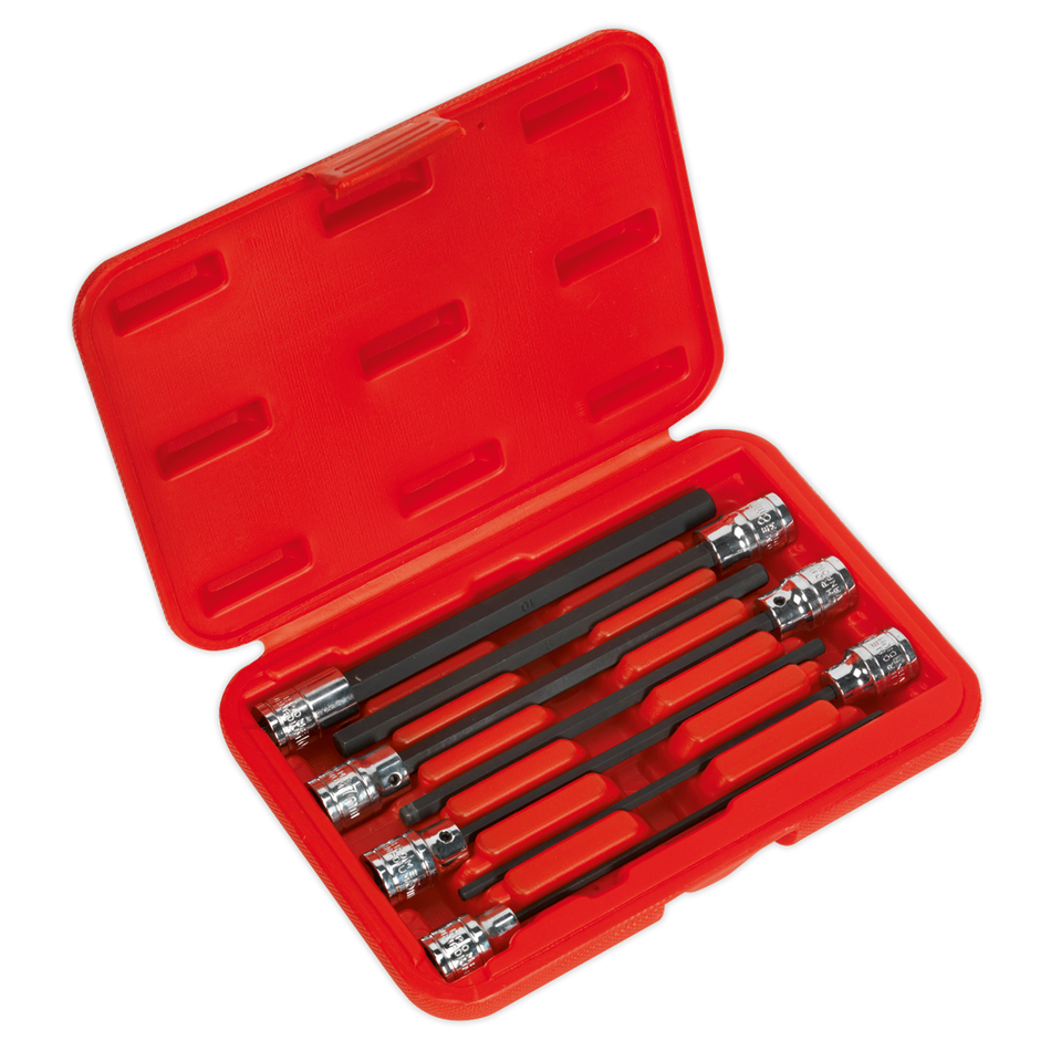 AK62255 Premier Hex Socket Bit Set 3/8"Sq Drive 7pc