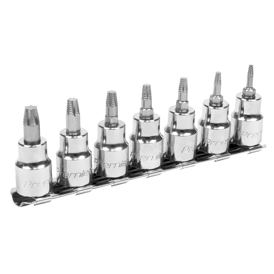 AK62263 Premier Lock-On TRX-Star* Socket Bit Set 3/8"Sq Drive 7pc