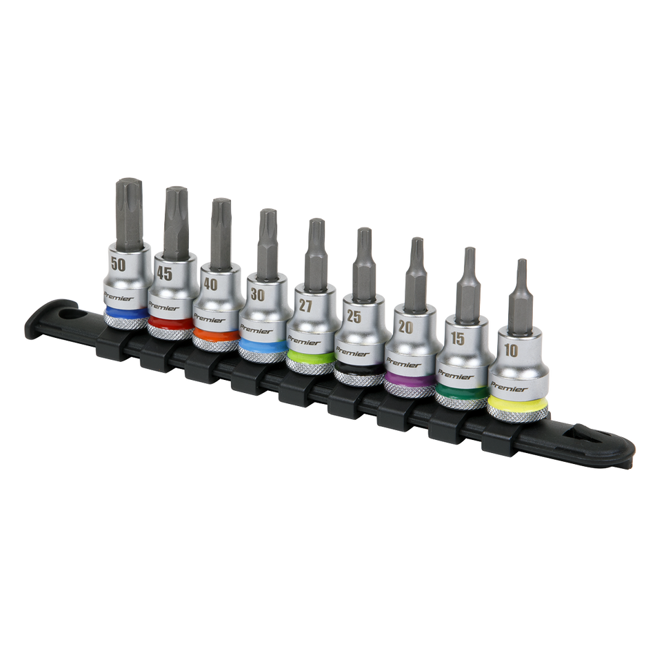 AK6251 Premier Platinum TRX-Star* Socket Bit Set 3/8"Sq Drive 9pc