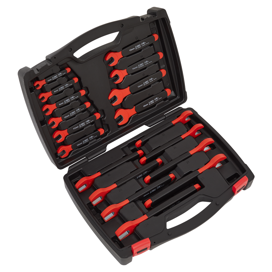 AK63172 Premier Insulated Open-End Spanner Set 18pc - VDE Approved