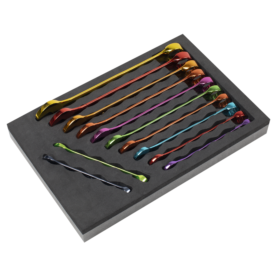 AK63267 Premier Multi-Coloured Combination Spanner Set 12pc