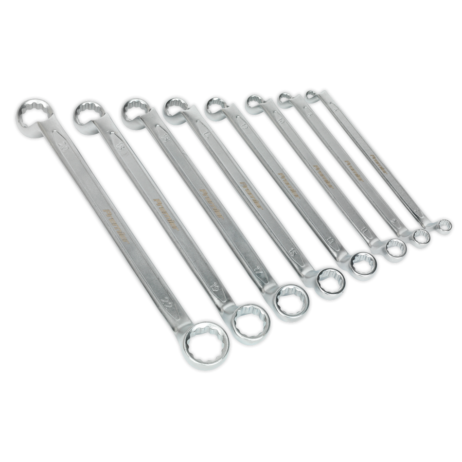 AK6327 Premier Offset Double End Ring Spanner Set 8pc