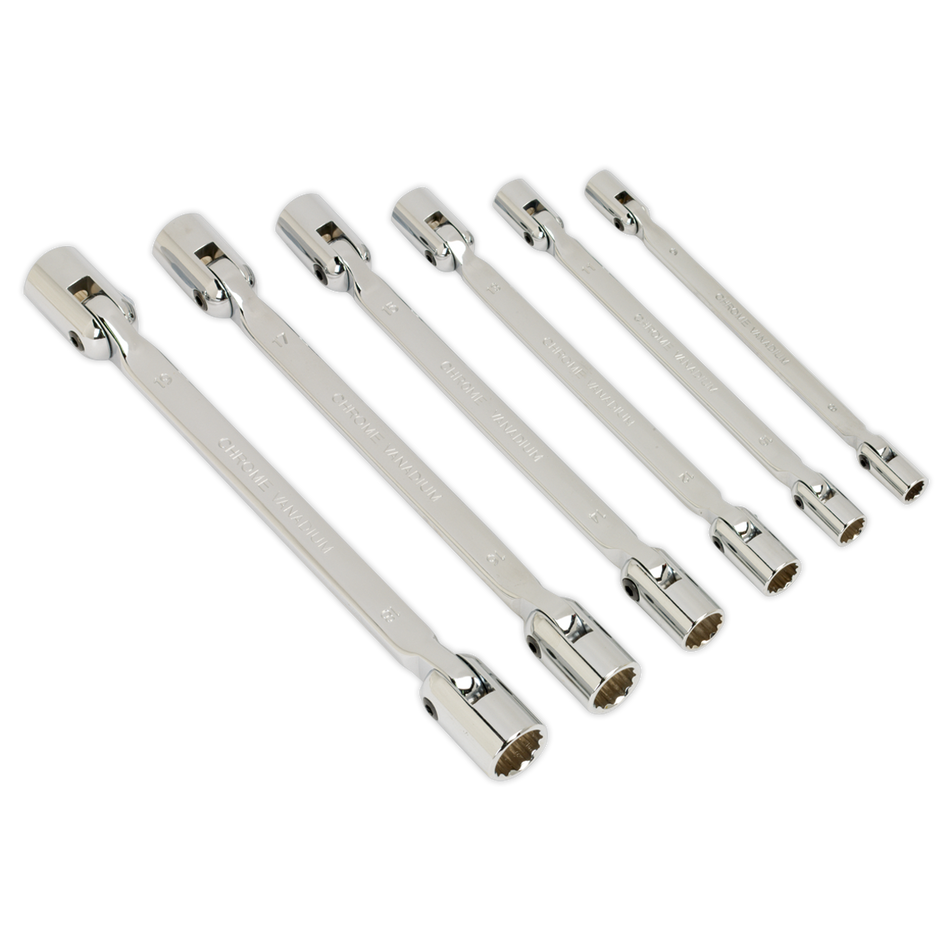 AK635 Premier Double Flexi-Head Socket Spanner Set 6pc