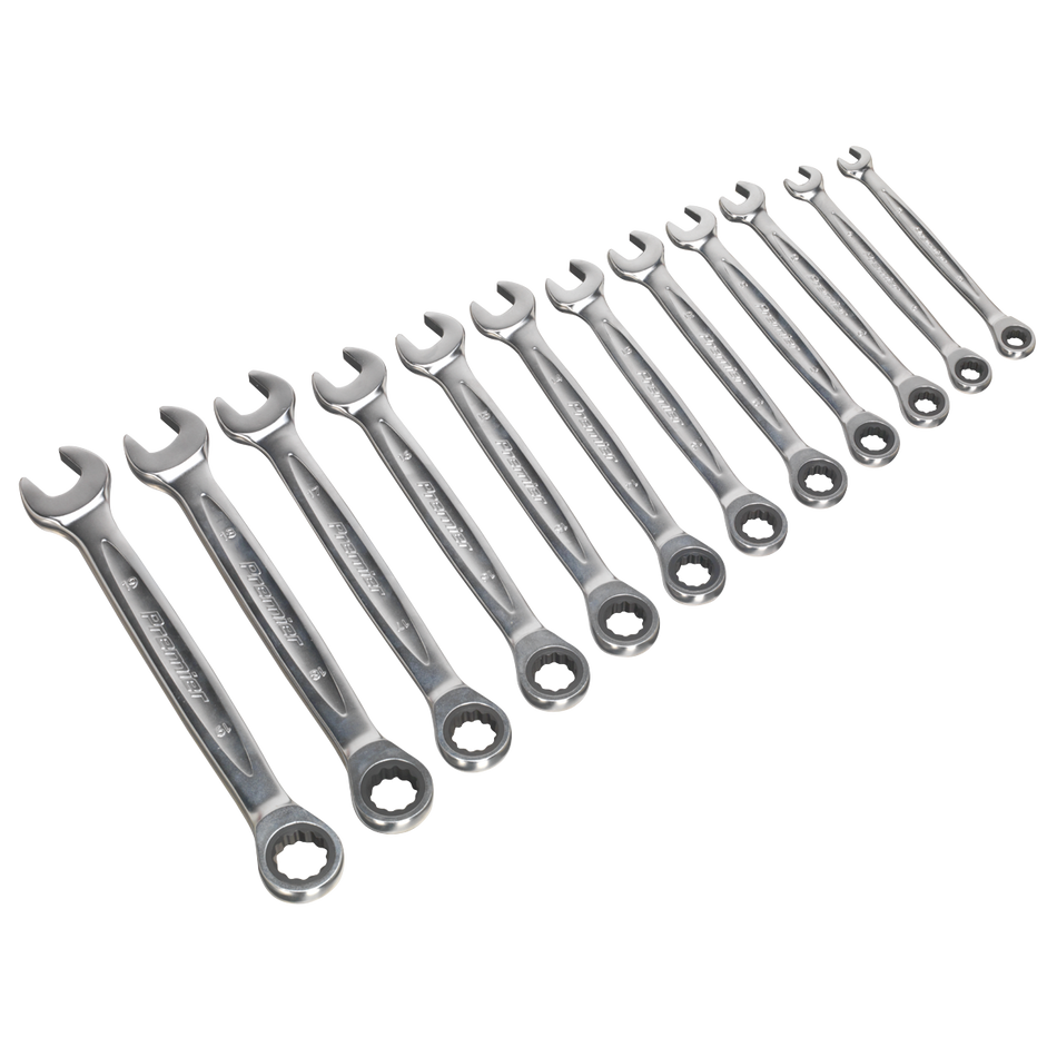 AK63922 Premier Platinum Combination Ratchet Spanner Set 12pc