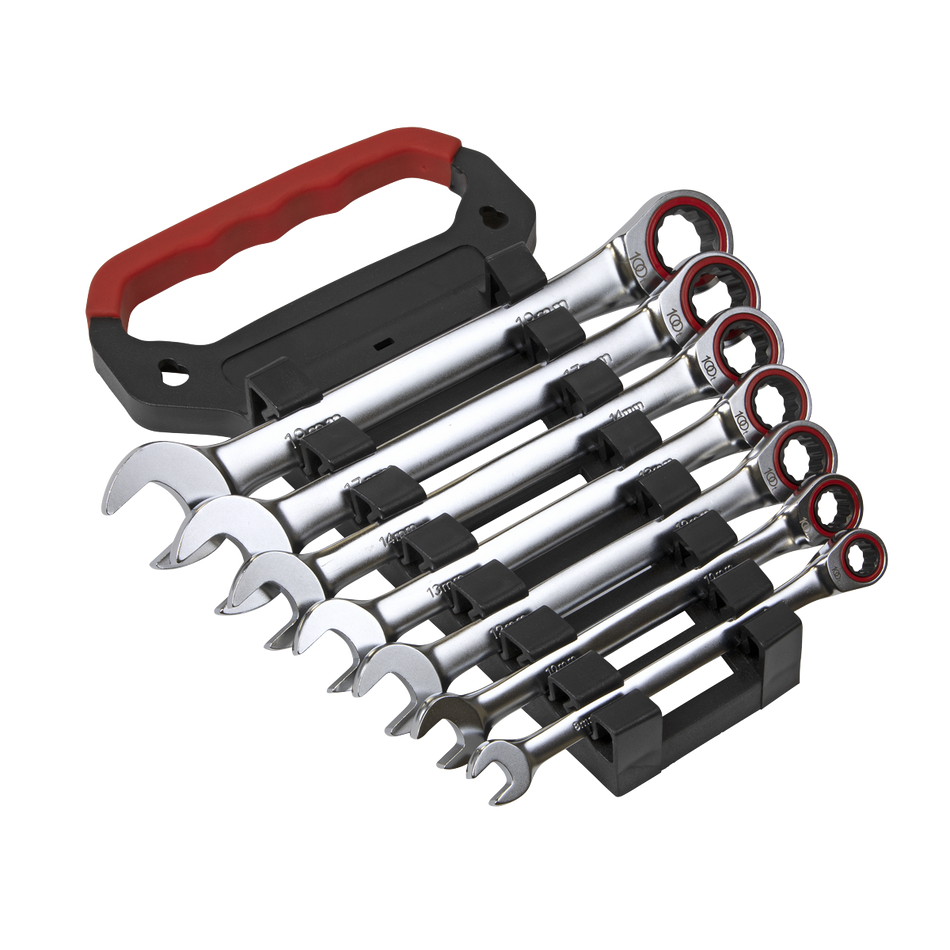 AK63941 Premier Platinum Combination Ratchet Spanner Set 7pc
