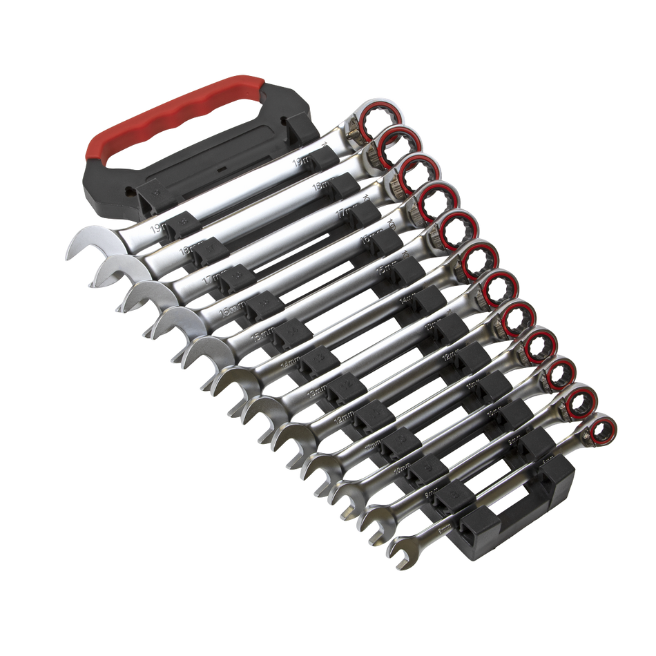 AK63944 Premier Platinum Reversible Ratchet Combination Spanner Set 12pc