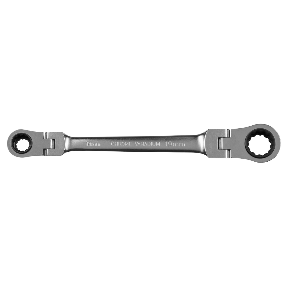 AK63947 Premier Platinum 4-in-1 Flexi-Head Reversible Ratchet Ring Spanner