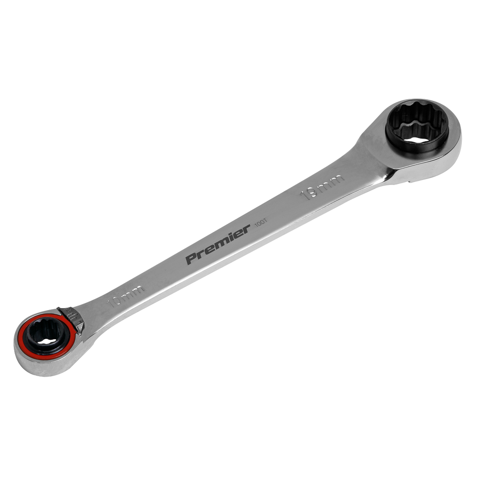 AK63948 Premier Platinum 4-in-1 Reversible Ratchet Ring Spanner