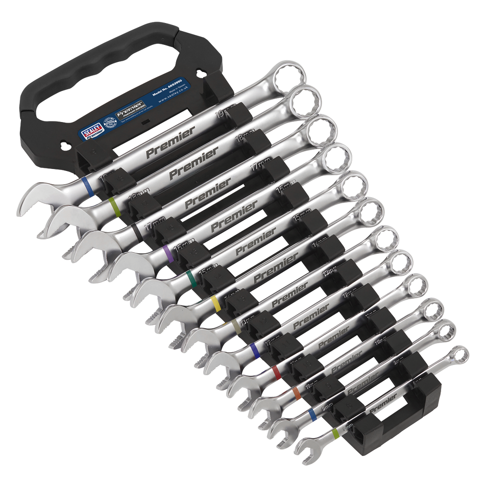AK63950 Premier Platinum Anti-Slip Combination Spanner Set 12pc