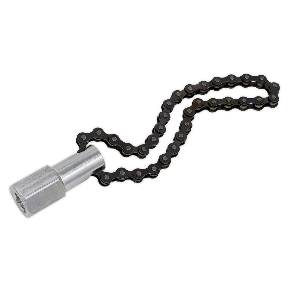 AK641 Oil Filter Chain Wrench 1/2"Sq Drive 120mm Capacity