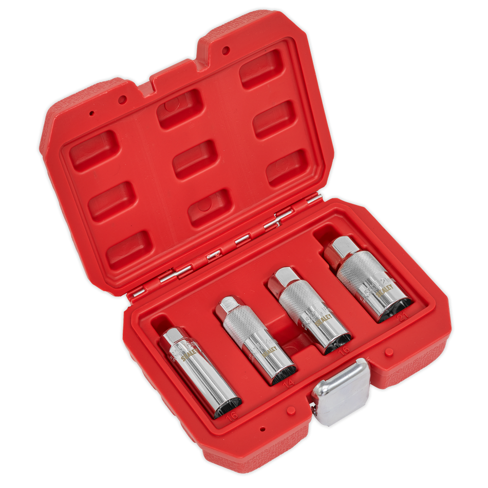 AK6556 Spark Plug Socket Set 3/8"Sq Drive 4pc