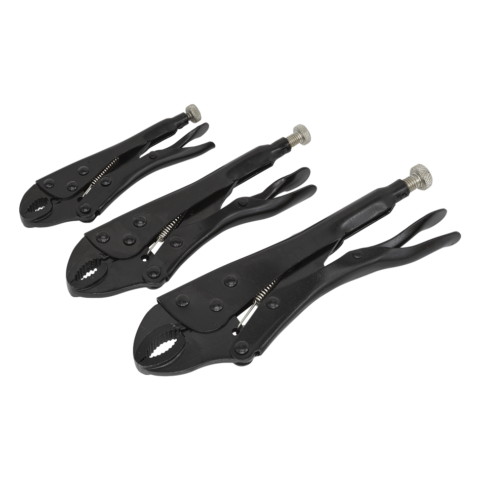 AK668 Locking Pliers Set 3pc