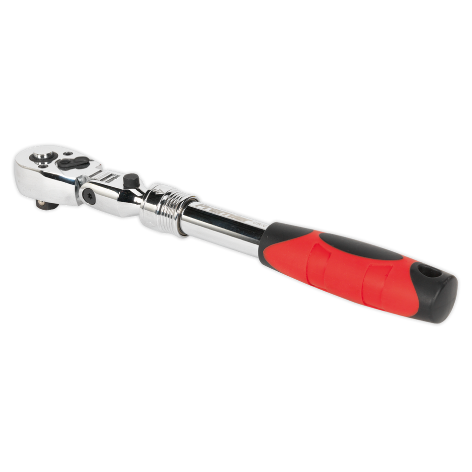 AK6681 Premier Locking Flexi-Head Extendable Ratchet Wrench 3/8"Sq Drive