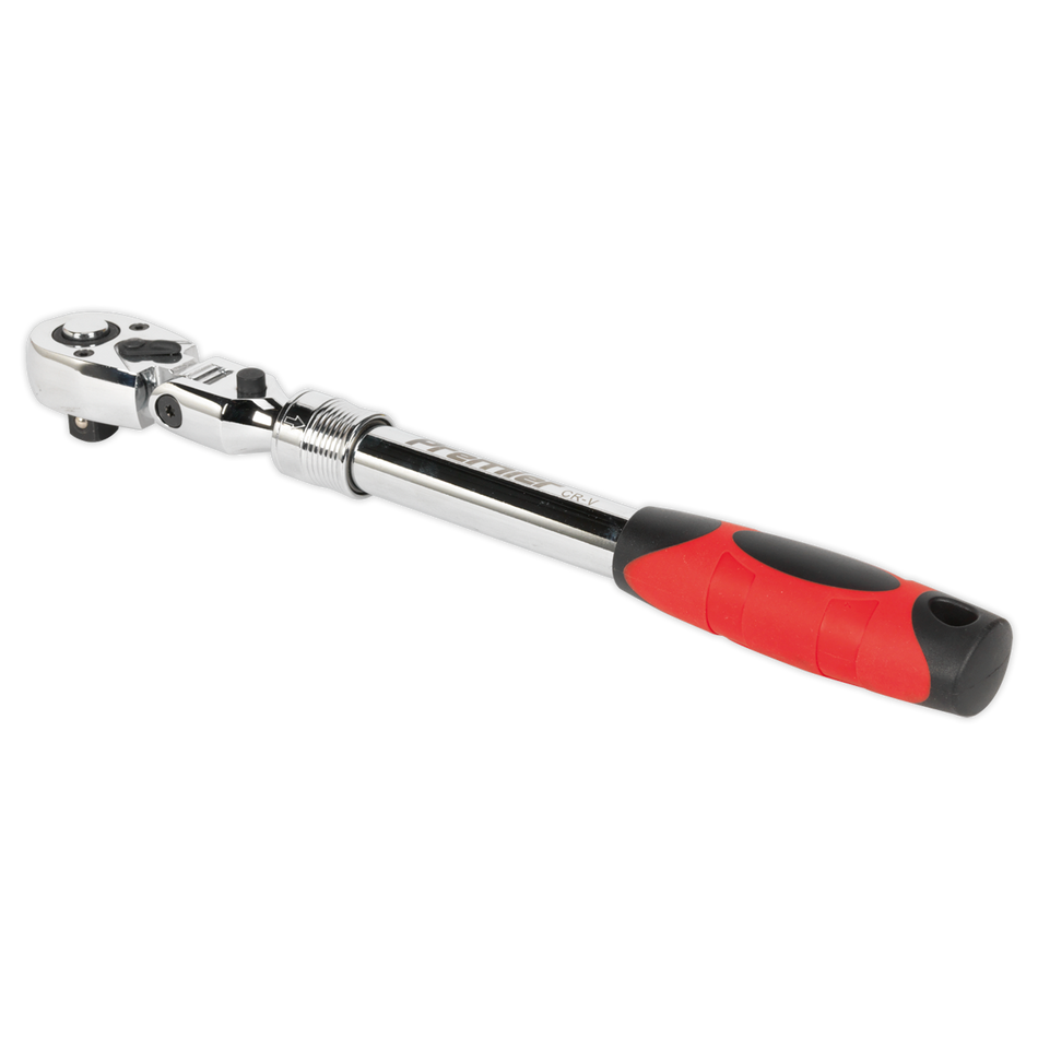AK6682 Premier Locking Flexi-Head Extendable Ratchet Wrench 1/2"Sq Drive