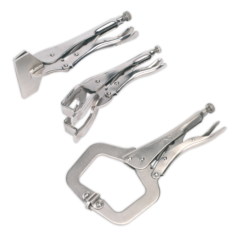 AK67 Premier C-Clamp & Welding Clamp Set 3pc