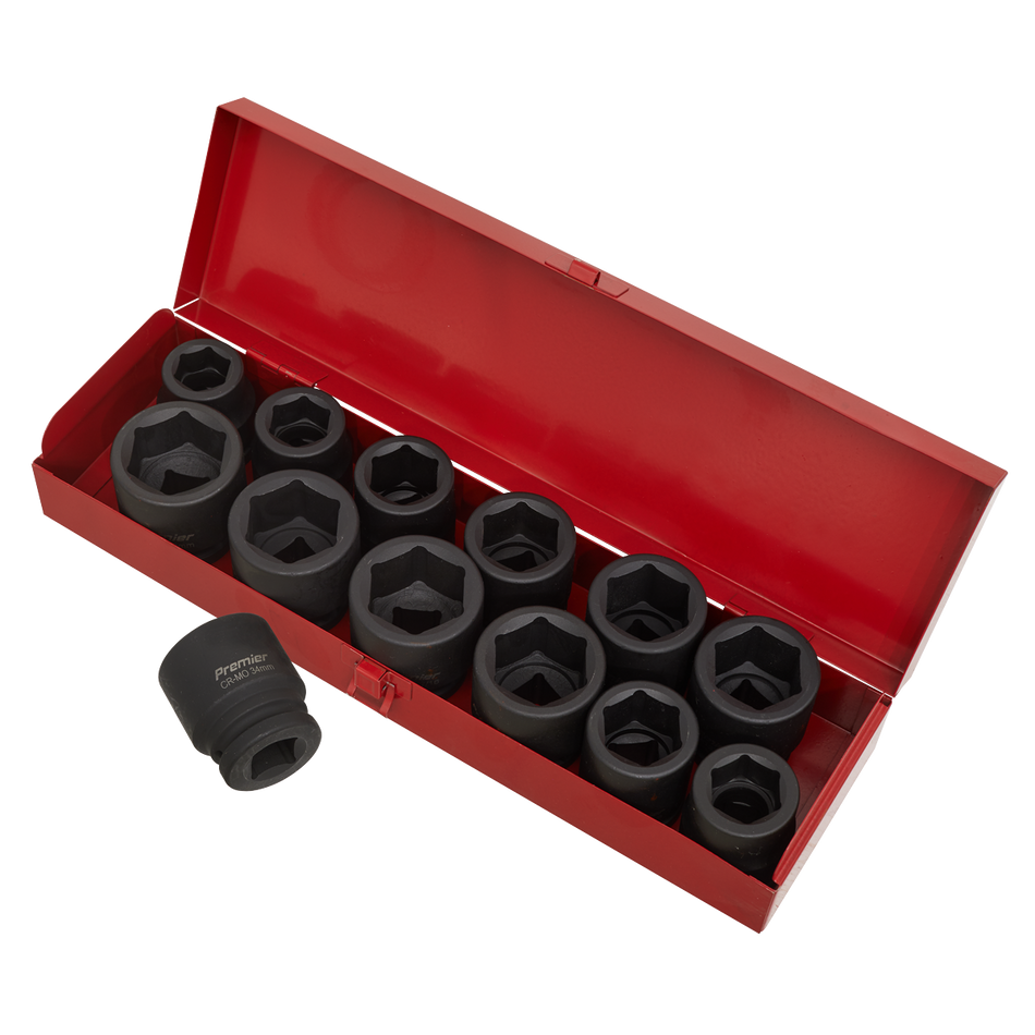 AK686 Premier Metric/Imperial Impact Socket Set 3/4"Sq Drive 13pc