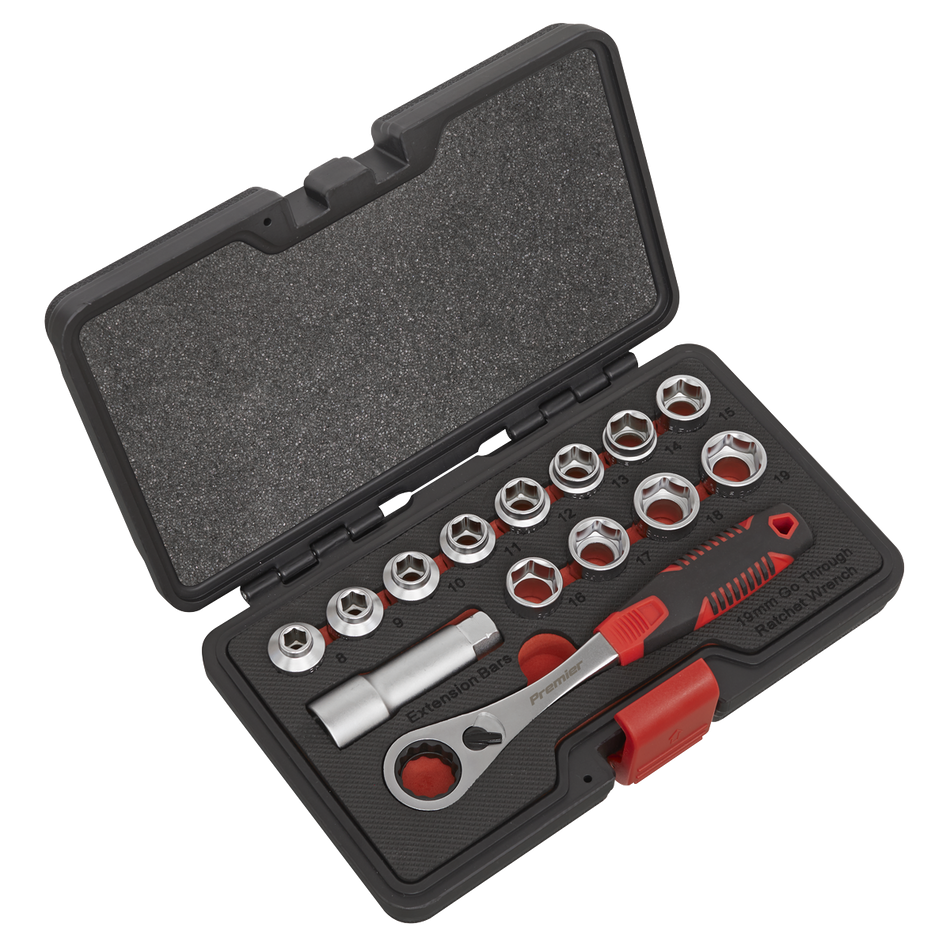 AK6926 Premier Low Profile Go-Through Socket Set 14pc