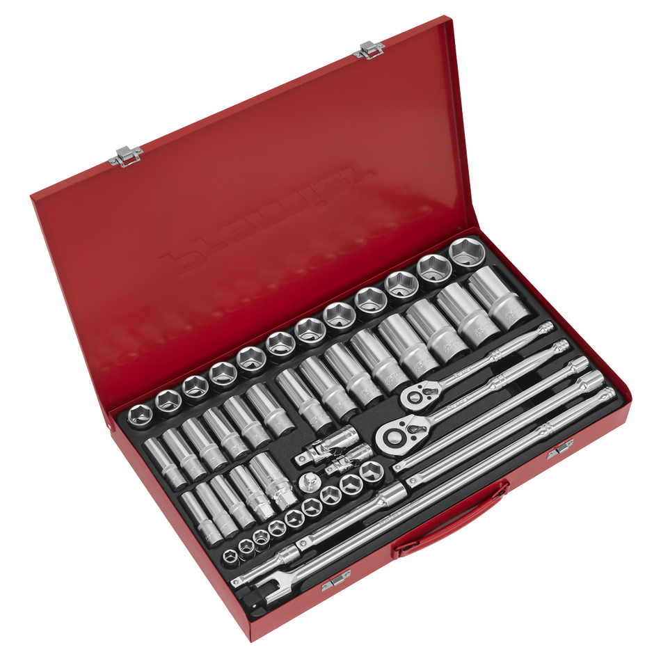 AK6942 Premier Socket Set 3/8" & 1/2"Sq Drive 50pc