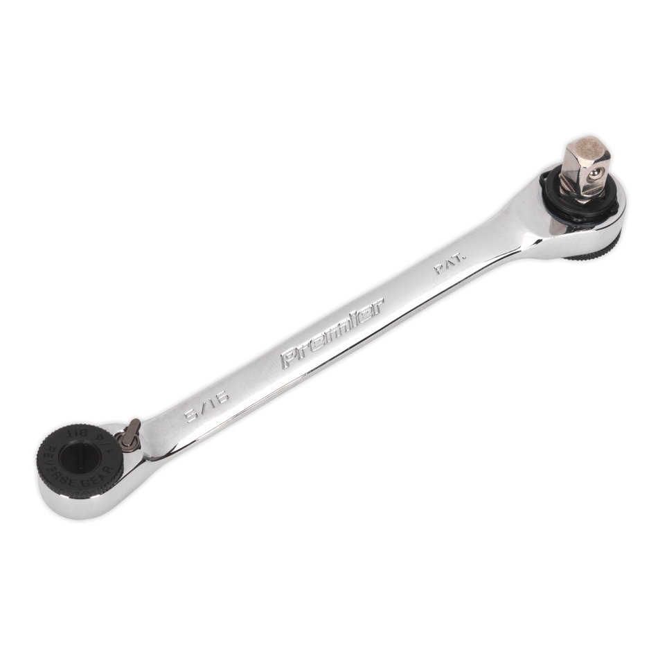 AK6967 Premier Ratchet Spanner 1/4"Hex x 5/16"Hex Drive with 1/4"Sq Drive Adaptor