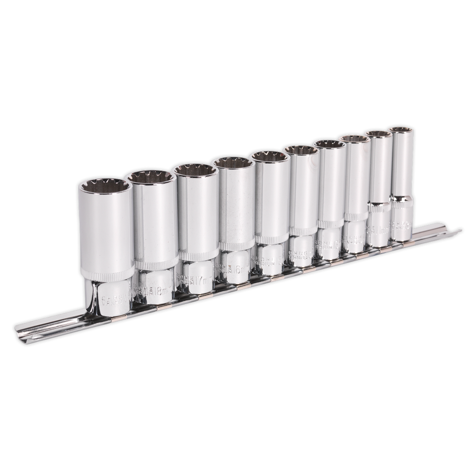 AK69910D Premier Total Drive Deep Socket Set 3/8"Sq Drive 10pc