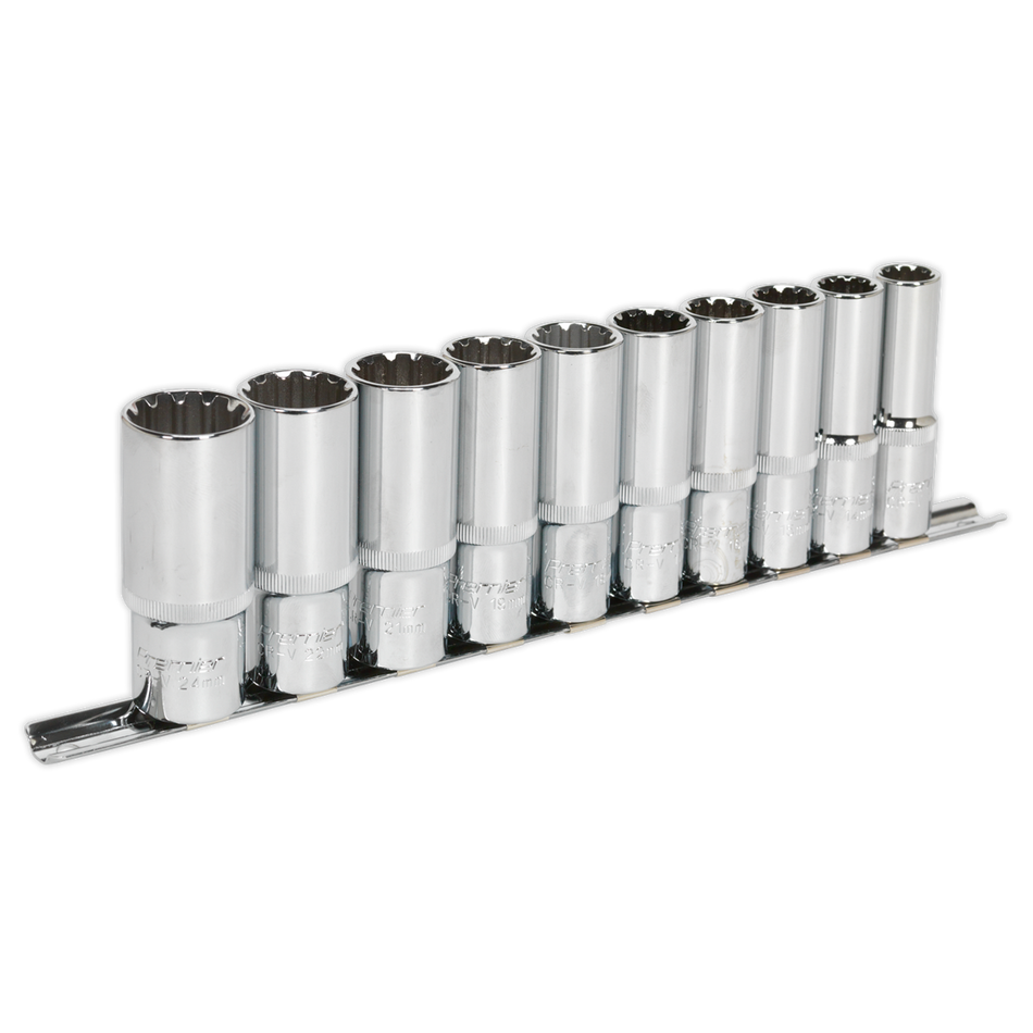 AK70610D Premier Total Drive Deep Socket Set 1/2"Sq Drive 10pc
