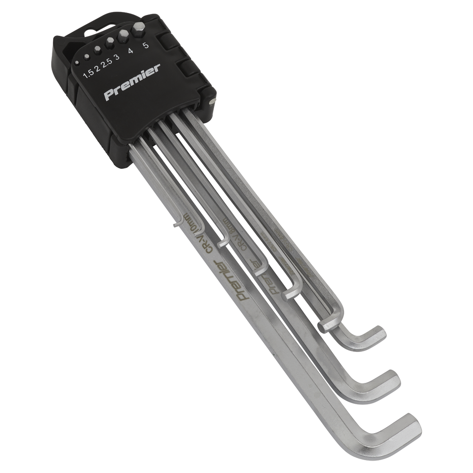 AK7174 Premier Extra-Long Stubby Element Hex Key Set 9pc