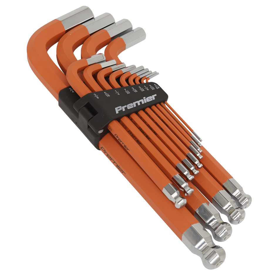 AK71870 Premier Imperial Jumbo Anti-Slip Ball-End Hex Key Set 13pc