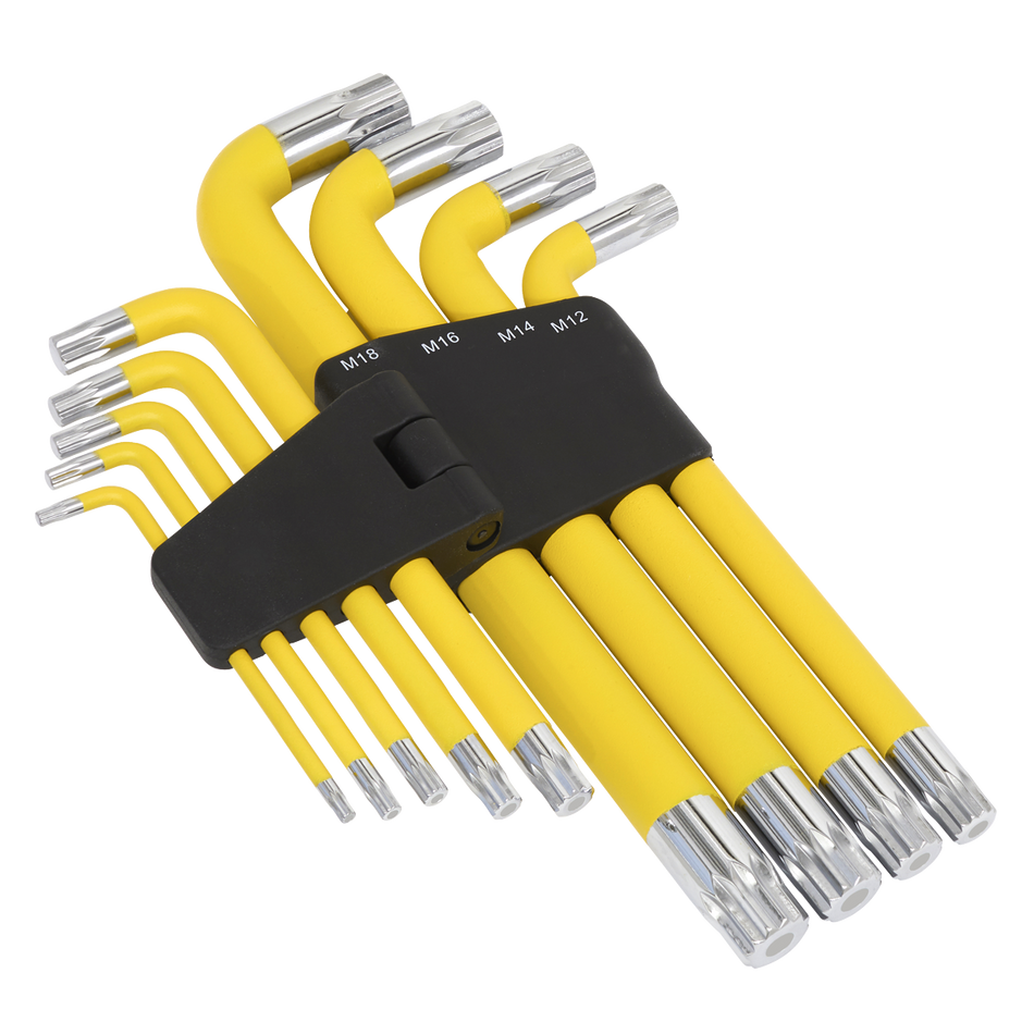 AK7189 Premier Jumbo Anti-Slip Spline Key Set 9pc