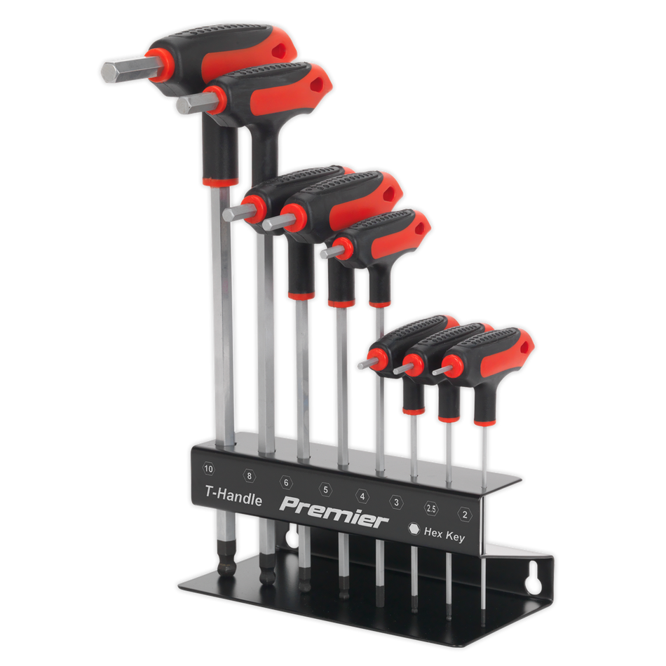 AK7195 Premier T-Handle Ball-End Hex Key Set 8pc
