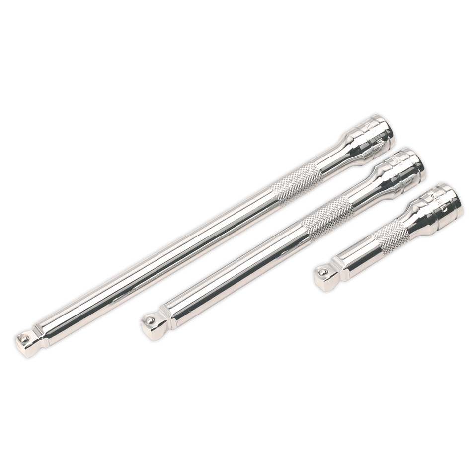 AK763 Premier Wobble/Rigid Extension Bar Set 3/8"Sq Drive 3pc