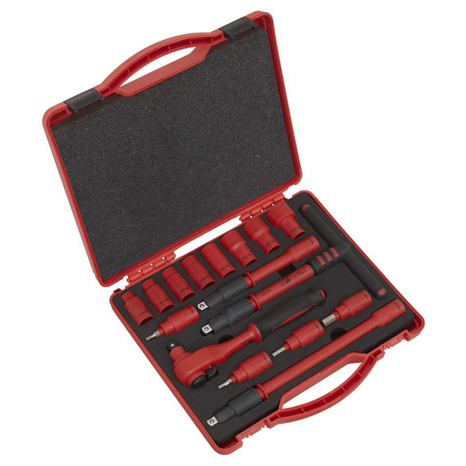 AK7940 Premier Insulated Socket Set 3/8"Sq Drive 16pc - VDE Approved