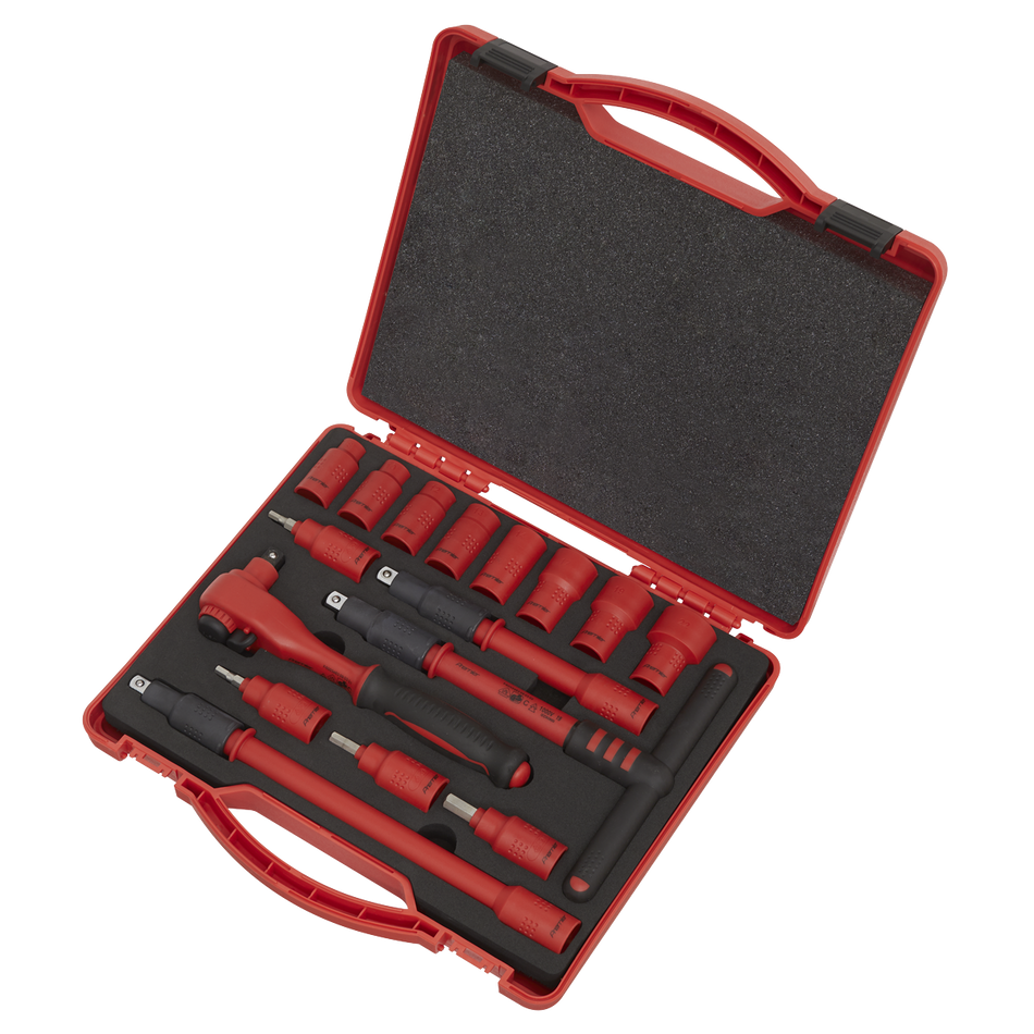 AK7940 Premier Insulated Socket Set 3/8"Sq Drive 16pc - VDE Approved